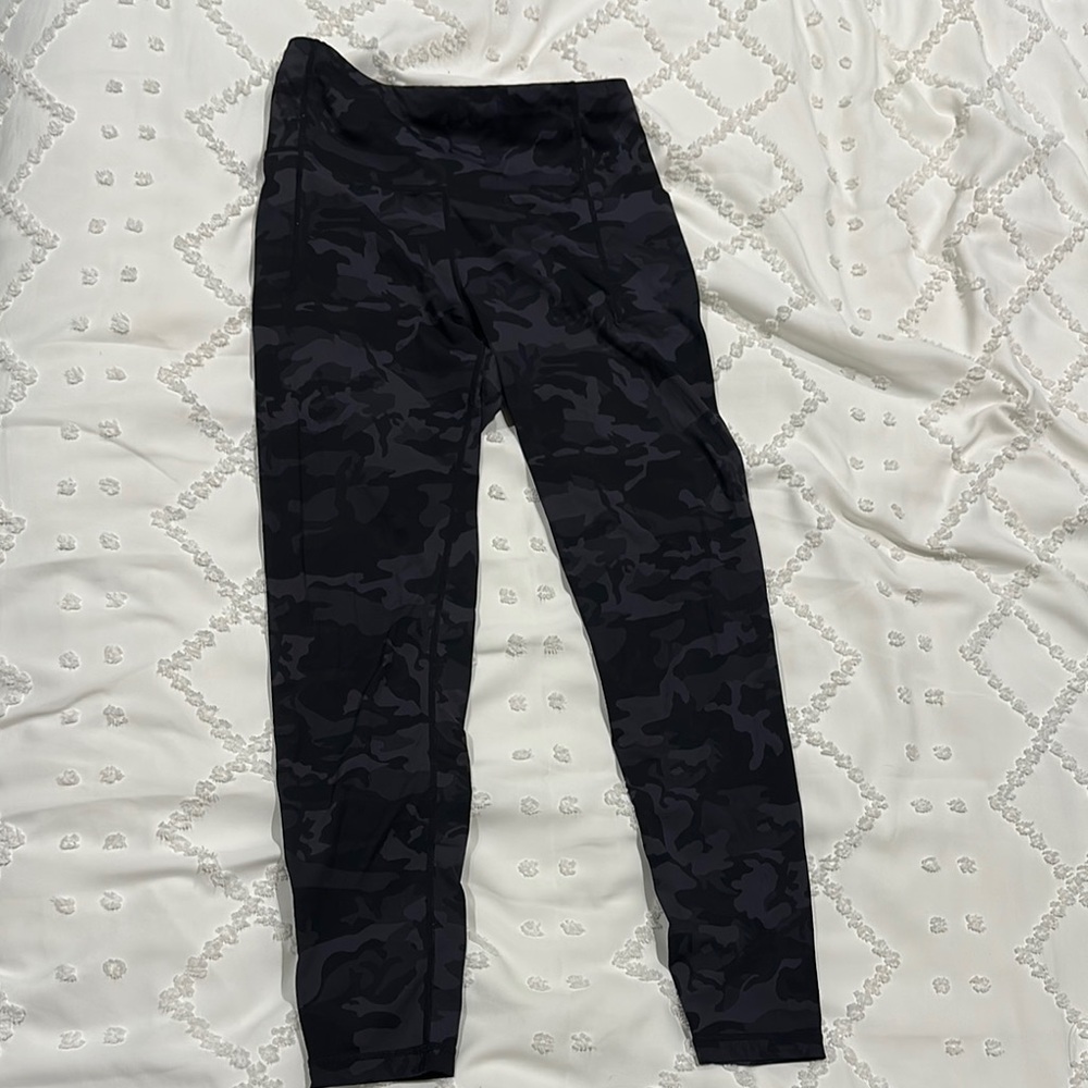 Black Camouflage Leggings